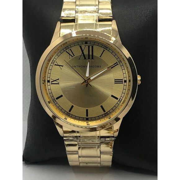 Anthony Jacobs Unisex Stainless Steel Analog Dial With Bracelets Watch OP361 - Picture 1 of 10